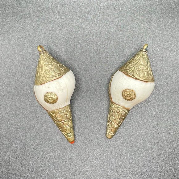 Vintage sea snail decor - Picture 3 of 4